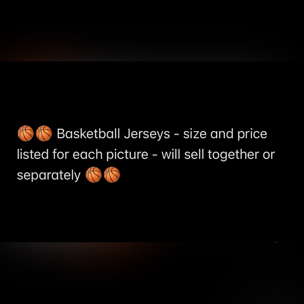 Lot of basketball jerseys